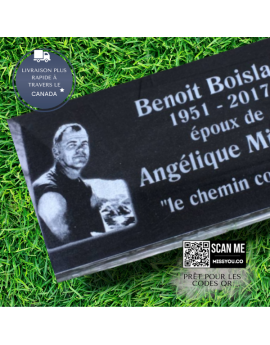 Plaque Funéraire en Granit #039 Plaque Funéraire en Granit #039